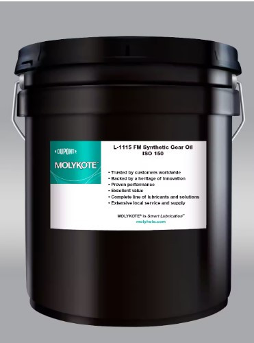 MOLYKOTE L-1115FM Synthetic Gear Oil – ISO 150 – Dầu bánh răng tổng hợp