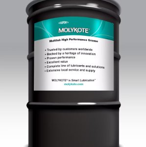 Mỡ hiệu suất cao MOLYKOTE Multilub High Performance Grease NLGI Lớp 2 – Mỡ gốc MO có độ nhớt dầu gốc 110 cSt ở 40 C, đặc liti, không chứa chất bôi trơn rắn.