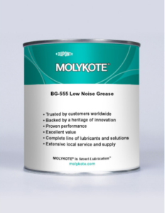 Molykote BG-555 – Mỡ bôi trơn độ ồn thấp