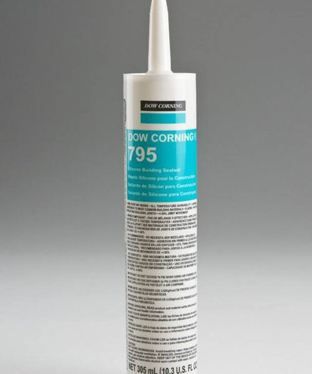 thumbnail image 2 of Dow Corning 795 Silicone Building Sealant – White, Case Of 12 Cartridges, Made In USA 2 of 3